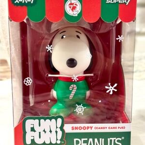 FunFun Peanuts Snoopy Candy Cane Pajamas (one pack)